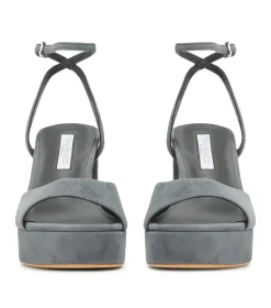 Freya Steel Suede