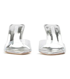Hallie Clear Vinylite/Silver