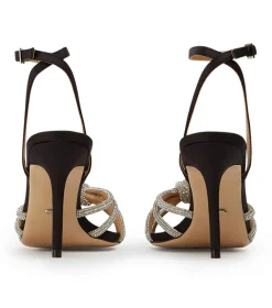 Helena Black Satin