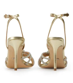 Helena Gold Nappa Metallic
