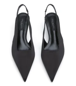 Jacki Black Satin