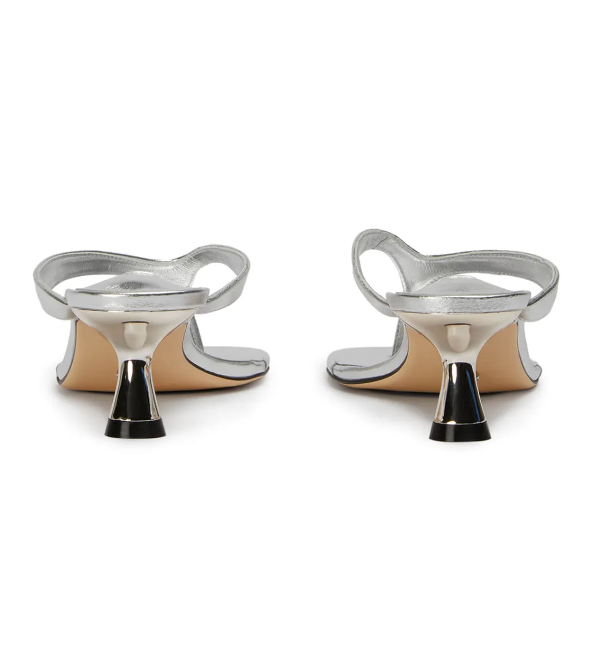 Krista Silver Nappa Metallic