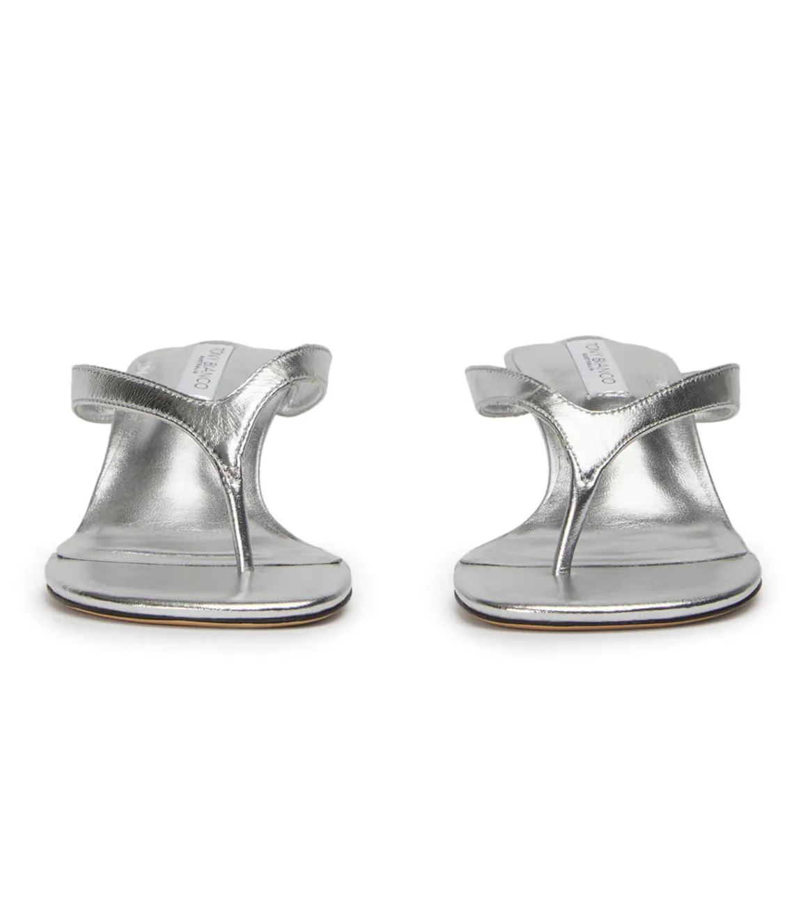 Krista Silver Nappa Metallic