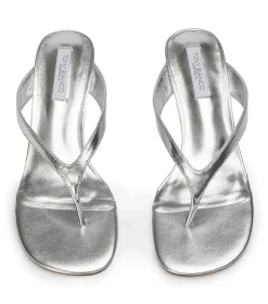 Krista Silver Nappa Metallic