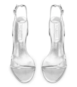 Mariah Silver Nappa Metallic