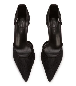 Nina Black Brocade