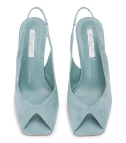 Peggy Denim Suede