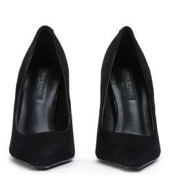 Swish Black Suede
